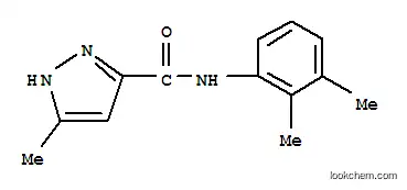 Molecular Structure of 101708-05-8 (N-(2,3-dimethylphenyl)-5-methyl-1H-pyrazole-3-carboxamide)