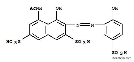 2,7-Naphthalenedisulfonicacid, 5-(acetylamino)-4-hydroxy-3-[2-(2-hydroxy-5-sulfophenyl)diazenyl]-
