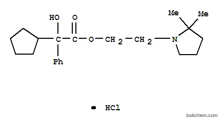 1-(2-{[cyclopentyl(hydroxy)phenylacetyl]oxy}ethyl)-2,2-dimethylpyrrolidinium chloride
