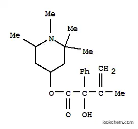 Molecular Structure of 101710-98-9 (1,2,2,6-tetramethylpiperidin-4-yl 2-hydroxy-3-methyl-2-phenylbut-3-enoate)
