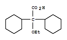 2,2-dicyclohexyl-2-ethoxyacetic acid
