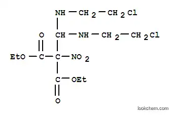 Molecular Structure of 101756-23-4 (diethyl {[bis(2-chloroethyl)amino]methyl}(nitro)propanedioate)