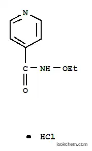 Formohydroxamic acid, O-ethyl-1-(4-pyridyl)-, hydrochloride