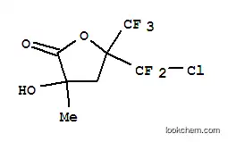 Molecular Structure of 101833-15-2 (5-[chloro(difluoro)methyl]-3-hydroxy-3-methyl-5-(trifluoromethyl)dihydrofuran-2(3H)-one (non-preferred name))