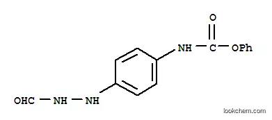 Molecular Structure of 101907-41-9 (PHENYLN-(4-(2-FORMYLHYDRAZINO)PHENYL)CARBAMATE)