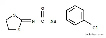 Molecular Structure of 10191-80-7 (1-(3-chlorophenyl)-3-(1,3-dithiolan-2-ylidene)urea)