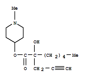 (4-methylpiperidin-4-yl) 2-hydroxy-2-prop-2-ynylheptanoate