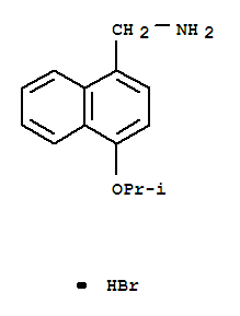 (4-PROPAN-2-YLOXYNAPHTHALEN-1-YL)METHYLAZANIUM BROMIDE