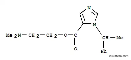Molecular Structure of 101976-71-0 (2-(dimethylamino)ethyl 1-(1-phenylethyl)-1H-imidazole-5-carboxylate)