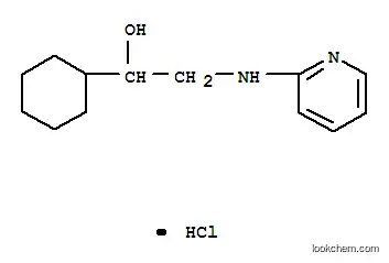 Molecular Structure of 1020-19-5 (1-cyclohexyl-2-(pyridin-2-ylamino)ethanol hydrochloride (1:1))