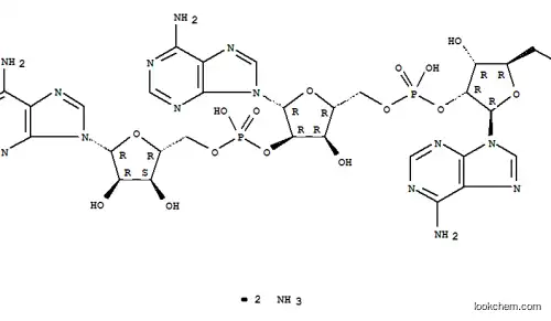 Molecular Structure of 102029-70-9 (adenylyl[2'->5']adenylyl[2'->5']adenosine, sodium salt)