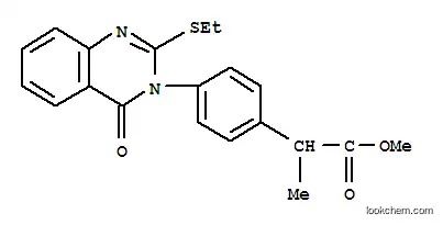 Methyl 4-(2-(ethylthio)-4-oxo-3(4H)-quinazolinyl)-alpha-methylbenzeneacetate