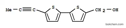 Molecular Structure of 102054-38-6 ([2,2'-Bithiophene]-5-methanol,5'-(1-propyn-1-yl)-)