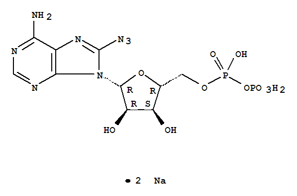 Adenosine5'-(trihydrogen diphosphate), 8-azido-, disodium salt (9CI)