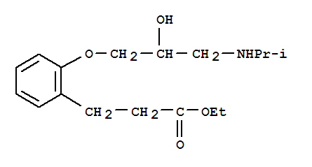 Benzenepropanoic acid,2-[2-hydroxy-3-[(1-methylethyl)amino]propoxy]-, ethyl ester