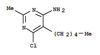 6-chloro-2-methyl-5-pentyl-pyrimidin-4-amine
