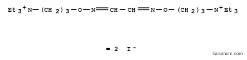 Molecular Structure of 10231-34-2 (4,9-Dioxa-5,8-diazadodeca-5,7-diene-1,12-diaminium,N1,N1,N1,N12,N12,N12-hexaethyl-, iodide (1:2))
