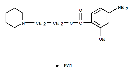 4-AMINO-SALICYLIC ACID 2-(PIPERIDIN-1-YLETHYL) ESTER HCL