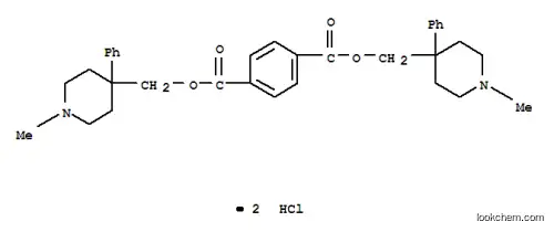 1,4-Benzenedicarboxylicacid, 1,4-bis[(1-methyl-4-phenyl-4-piperidinyl)methyl] ester, hydrochloride(1:2)