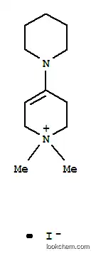 Molecular Structure of 102339-10-6 (Pyridinium,1,2,3,6-tetrahydro-1,1-dimethyl-4-(1-piperidinyl)-, iodide (1:1))