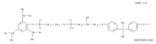 Molecular Structure of 102343-99-7 (Poly(oxy-1,2-ethanediyl),a,a'-[(1-methylethylidene)bis[4,1-phenyleneoxy(2-hydroxy-3,1-propanediyl)]]bis[w-[2,4,6-tris(1-methylpropyl)phenoxy]-)