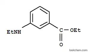 Molecular Structure of 102362-81-2 (Benzoic acid, 3-(ethylamino)-, ethyl ester (9CI))