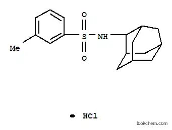 Molecular Structure of 102396-05-4 (3-methyl-N-(tricyclo[3.3.1.1~3,7~]dec-2-yl)benzenesulfonamide hydrochloride (1:1))