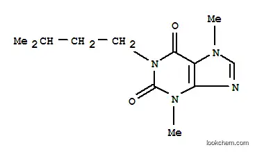 Molecular Structure of 1024-65-3 (3,7-Dihydro-3,7-dimethyl-1-isopentyl-1H-purine-2,6-dione)