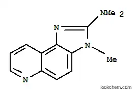 Molecular Structure of 102408-27-5 (3-Methyl-2-dimethylamino-imidazo[4,5-F]quinoline)