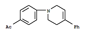 1-[4-(4-phenyl-3,6-dihydro-2H-pyridin-1-yl)phenyl]ethanone