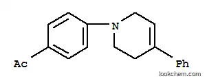 Molecular Structure of 102489-44-1 (1-[4-(4-phenyl-3,6-dihydropyridin-1(2H)-yl)phenyl]ethanone)