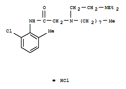 2-[[2-(2-chloro-6-methylanilino)-2-oxoethyl]-octylamino]ethyl-diethylazanium chloride