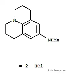 Molecular Structure of 102489-72-5 (1H,5H-Benzo[ij]quinolizin-9-amine,2,3,6,7-tetrahydro-N-methyl-, hydrochloride (1:2))