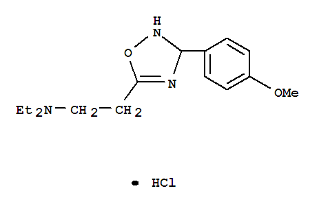 N,N-diethyl-2-[2-(4-methoxyphenyl)-2,3-dihydro-1,3,4-oxadiazol-5-yl]ethanamine chloride