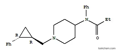 Molecular Structure of 102504-48-3 (N-phenyl-N-{1-[(2-phenylcyclopropyl)methyl]piperidin-4-yl}propanamide)