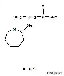 Molecular Structure of 102504-54-1 (methyl 2-(2-methylazepan-1-yl)propanoate hydrochloride (1:1))