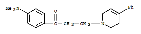1-Propanone,3-(3,6-dihydro-4-phenyl-1(2H)-pyridinyl)-1-[4-(dimethylamino)phenyl]-