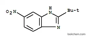 Molecular Structure of 102516-88-1 (1H-Benzimidazole,2-(1,1-dimethylethyl)-6-nitro-)