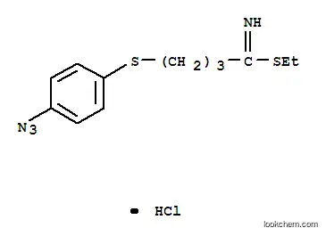 Molecular Structure of 102568-44-5 (ethyl 4-azidophenyl-1,4-dithiobutyrimidate)