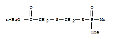 butyl 2-[[methoxy(methyl)phosphoryl]sulfanylmethylsulfanyl]acetate
