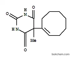 Molecular Structure of 102585-89-7 (5-cyclooct-1-en-1-yl-5-methylpyrimidine-2,4,6(1H,3H,5H)-trione)