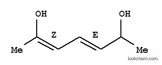 Molecular Structure of 102605-89-0 (2,4-Heptadiene-2,6-diol, (Z,E)- (9CI))
