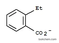 Molecular Structure of 102606-33-7 (Benzoic acid, 2-ethyl-, ion(1-) (9CI))
