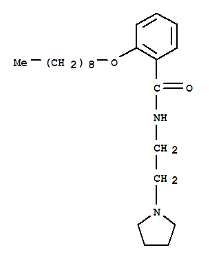 o-(Nonyloxy)-N-[2-(1-pyrrolidinyl)ethyl]benzamide
