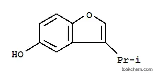 Molecular Structure of 102611-86-9 (3-(1-Methylethyl)-5-Benzofuranol)