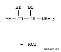 Molecular Structure of 102612-80-6 (1-Diethylamino-2,3-dibromopropane hydrochloride)