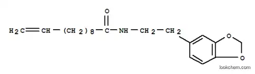 Molecular Structure of 102613-05-8 (10-Undecenamide,N-[2-(1,3-benzodioxol-5-yl)ethyl]-)