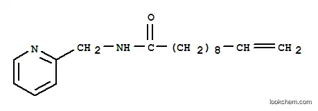 Molecular Structure of 102613-09-2 (N-(pyridin-2-ylmethyl)undec-10-enamide)