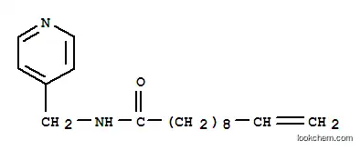 Molecular Structure of 102613-11-6 (N-(pyridin-4-ylmethyl)undec-10-enamide)
