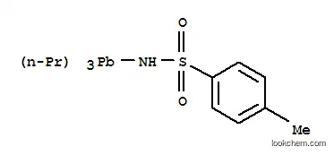 Molecular Structure of 102613-50-3 (Benzenesulfonamide,4-methyl-N-(tripropylplumbyl)-)